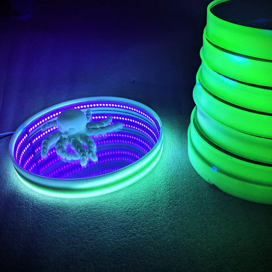 DIY KIT - Glow In The Dark Infinity Mirror 3D Print Kit